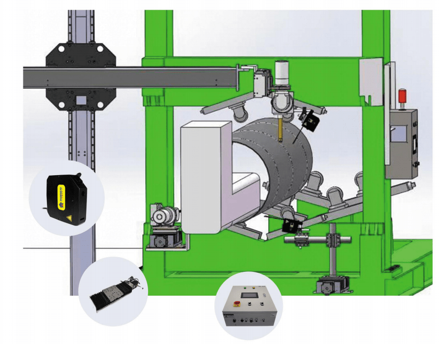 螺旋管焊縫自動跟蹤系統