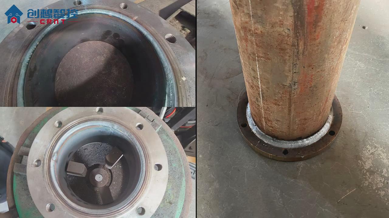 創想視覺焊縫跟蹤系統適配廣數機器人進行自動化焊接的應用