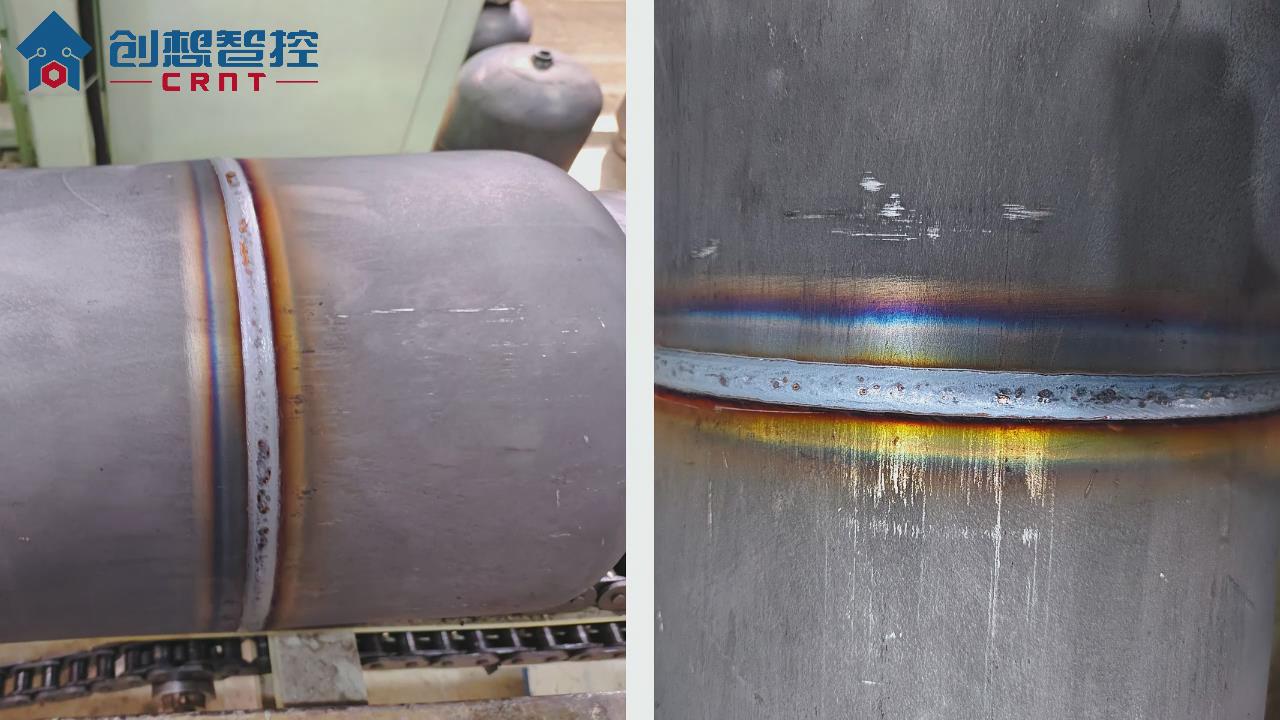 創想智控焊縫跟蹤系統在壓力容器煤氣瓶自動化焊接的應用