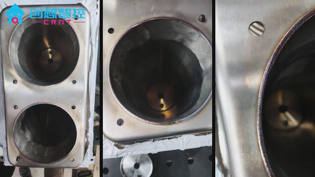 創想激光焊縫跟蹤系統在冷凝器自動焊接的應用