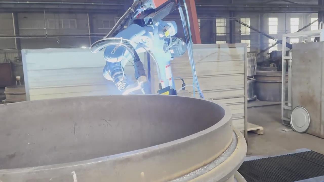 創想智控激光焊縫跟蹤傳感器在海底抽淤管道全自動焊接的應用